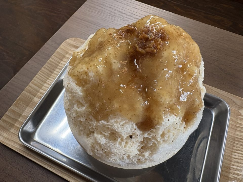 ★「ponrick（ポンリック）」かき氷シーズンスタート！「ラムミルクいちじく シナモンあり」@鹿児島県鹿児島市 天文館 照国神社