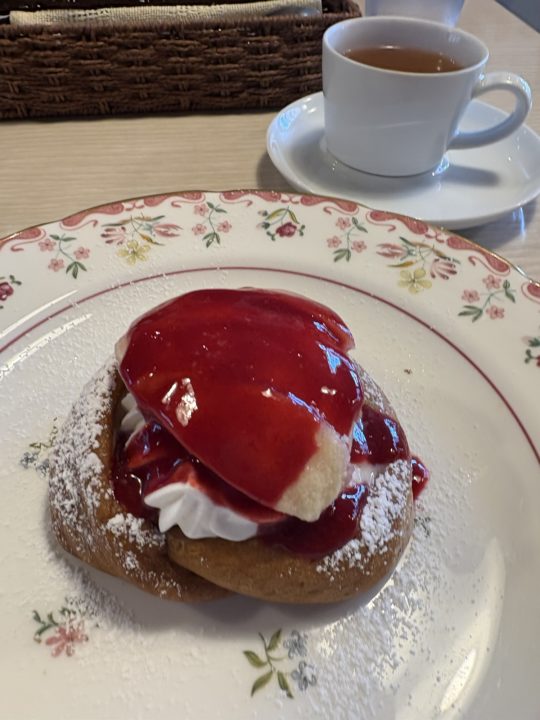 ★「マルグリットカシュカシュ」のスペシャリテ！桃の冷製パスタのランチセット 写真付きレビュー＠鹿児島県鹿児島市