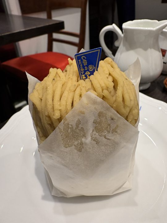 「カフェ・ド・銀座みゆき館（CAFE de GINZA MIYUKIKAN）立川ルミネ店」ポイントカード得点で和栗のモンブラン堪能！