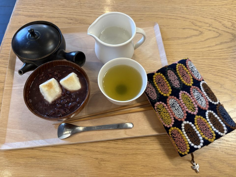 ぜんざい お茶付き/すすむ屋茶店 鹿児島本店