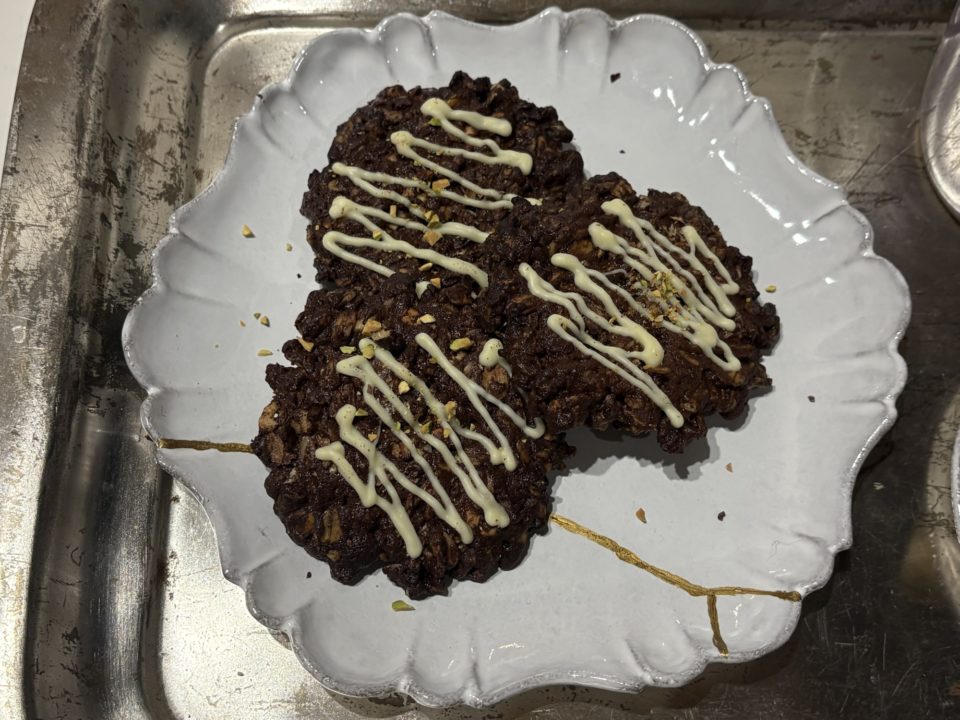 玄米キッシュ・オートミールチョコレートクッキー・ベイクドチーズケーキ／スタジヲもみの木@鹿児島県霧島市 メニュー 写真 レビュー 口コミ バレンタインマルシェ