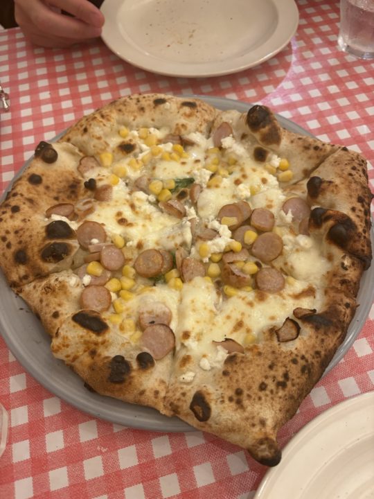 芝エビ・しらすマリナーラ、マイス／Pizzeria MARU（ピッツェリアマル）@鹿児島県鹿児島市 