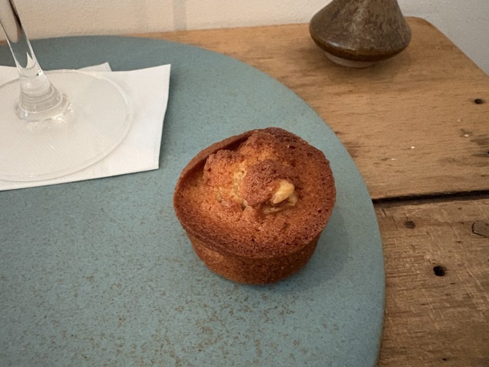 苺のグラスデザート&フィナンシェ・コーディアルシロップ(ラベンダー)アイス/morc(モーク)@宮城県仙台市 3月